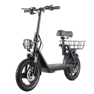Electric Scooter with 48V 500W Motor and 14-Inch Tires