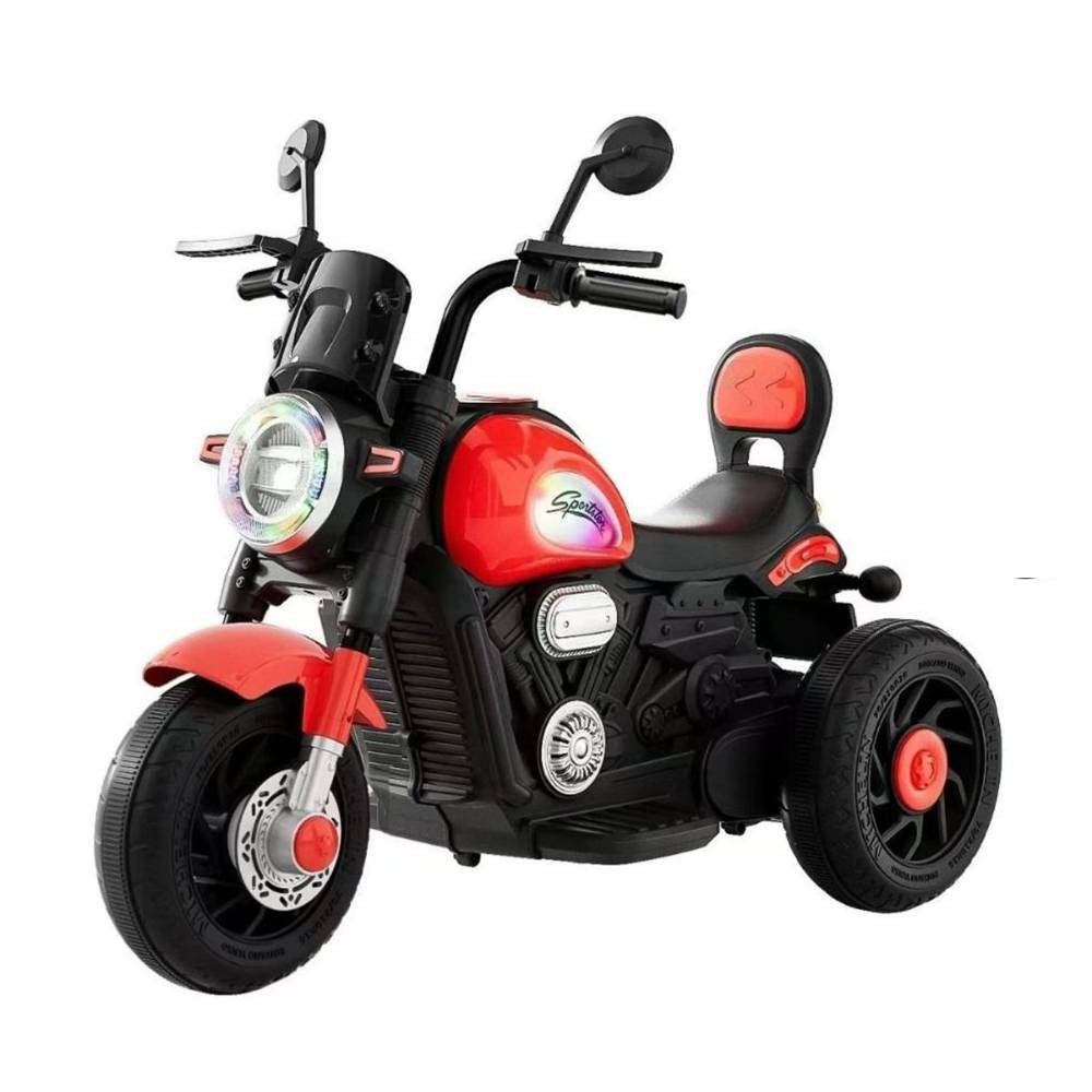 Childrens motorcycle childrens electric car three-wheeled toy car with music lights