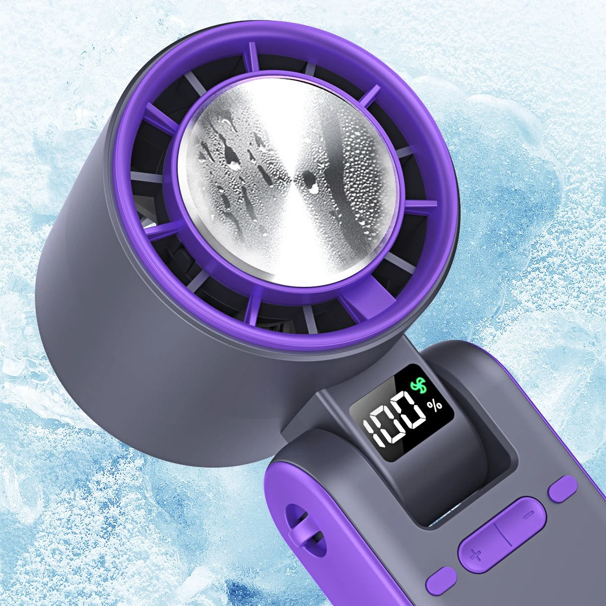 Semiconductor Refrigeration Ice Pack Handheld Electric Fan