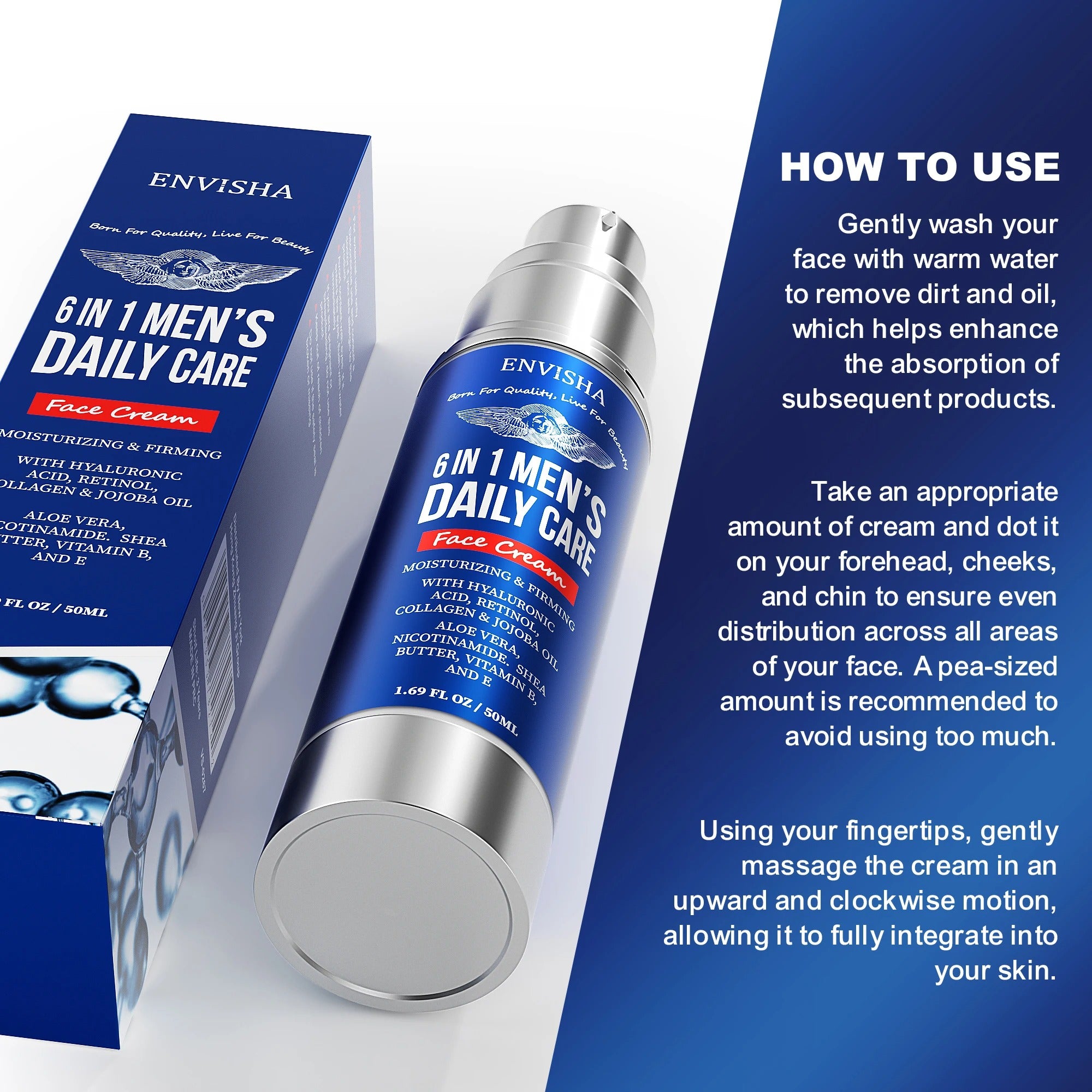 Men's Face Skin Care Cream Anti-aging